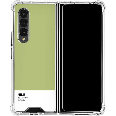 Nile Color Palette Galaxy Z Fold4 5G Clear Case