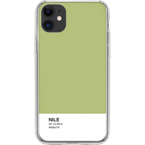 Nile Color Palette iPhone 11 Clear Case