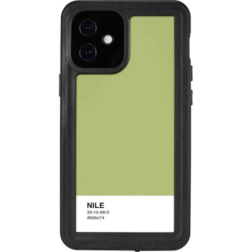 Nile Color Palette iPhone 12 Mini Waterproof Case