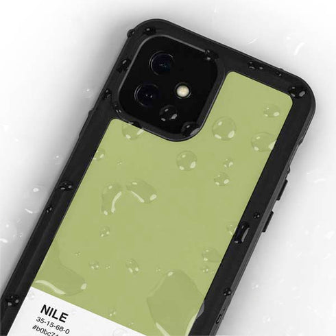 Nile Color Palette iPhone 12 Mini Waterproof Case