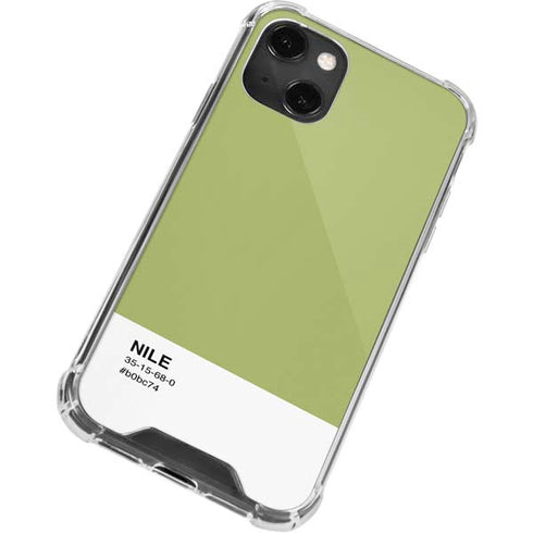 Nile Color Palette iPhone 14 Plus Clear Case