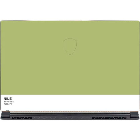Nile Color Palette MSI GS65 Stealth Laptop Skin