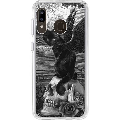 Alchemy Nine Lives of Poe Galaxy A20 Clear Case