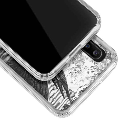 Alchemy Nine Lives of Poe Galaxy A20 Clear Case