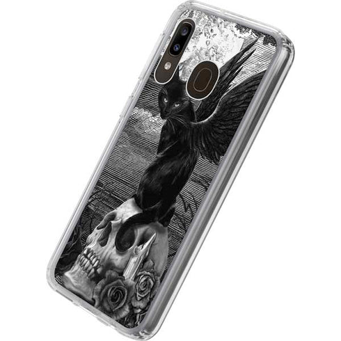 Alchemy Nine Lives of Poe Galaxy A20 Clear Case