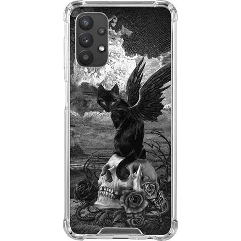 Alchemy Nine Lives of Poe Galaxy A32 5G Clear Case
