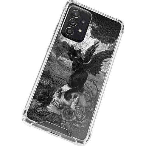 Alchemy Nine Lives of Poe Galaxy A72 5G Clear Case