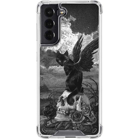Alchemy Nine Lives of Poe Galaxy S21 5G Clear Case