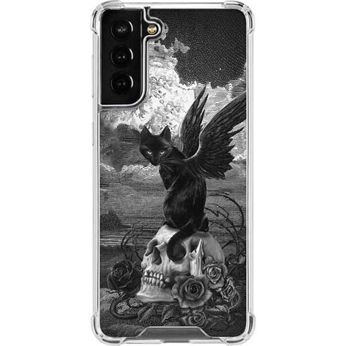 Alchemy Nine Lives of Poe Galaxy S21 FE Clear Case
