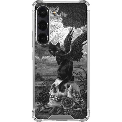 Alchemy Nine Lives of Poe Galaxy S23 Clear Case