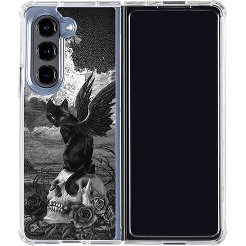 Alchemy Nine Lives of Poe Galaxy Z Fold5 5G Clear Case