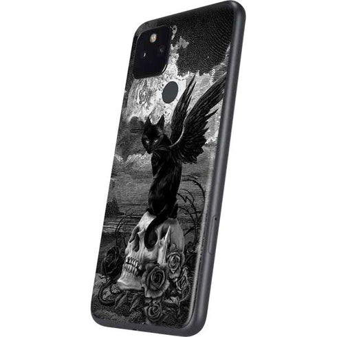 Alchemy Nine Lives of Poe Google Pixel 5a Skin