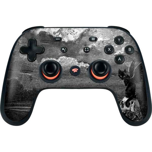 Alchemy Nine Lives of Poe Google Stadia Controller Skin