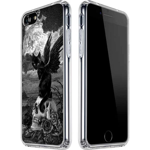 Alchemy Nine Lives of Poe iPhone SE (2nd & 3rd Gen) Clear Case