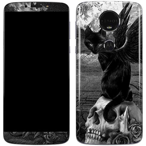 Alchemy Nine Lives of Poe Moto E5 Plus Skin