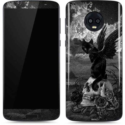 Alchemy Nine Lives of Poe Moto G6 Skin