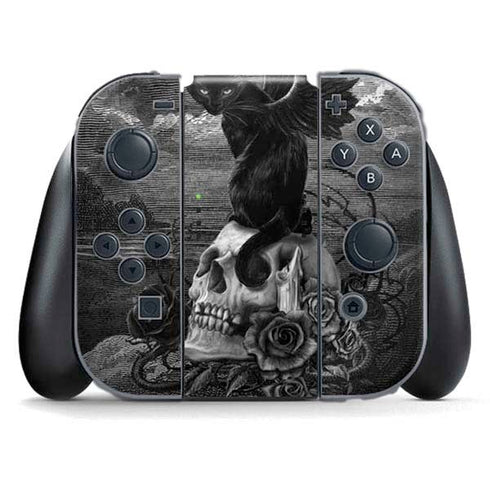 Alchemy Nine Lives of Poe Nintendo Switch (2017-2021) Joy-Con Controller Skin