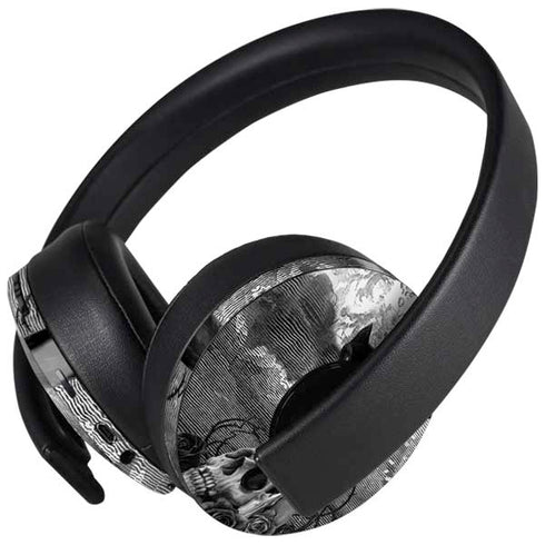 Alchemy Nine Lives of Poe PlayStation 4 Gold Wireless Headset Skin