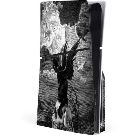 Alchemy Nine Lives of Poe PS5 Slim Disk Console Skin