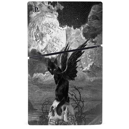 Alchemy Nine Lives of Poe PS5 Slim Digital Edition Console Skin