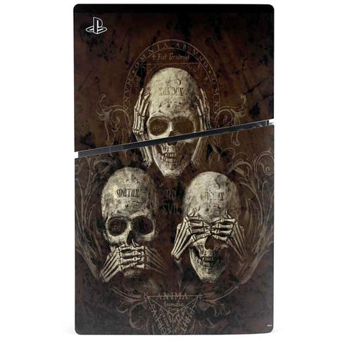 Alchemy Carta No Evil PS5 Slim Digital Edition Console Skin