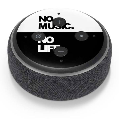 No Music No Life Amazon Echo Dot Skin