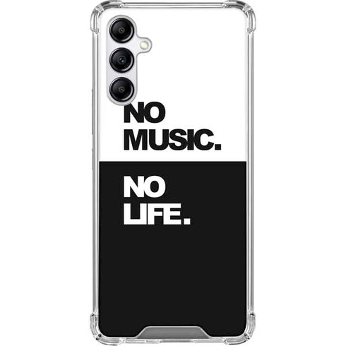 No Music No Life Galaxy A15 5G Clear Case