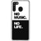 No Music No Life Galaxy A21 Clear Case