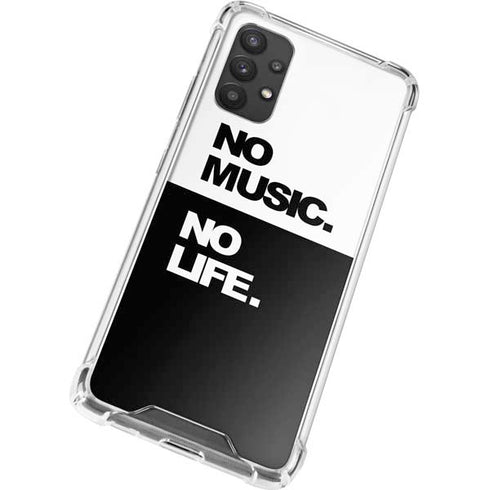 No Music No Life Galaxy A32 5G Clear Case