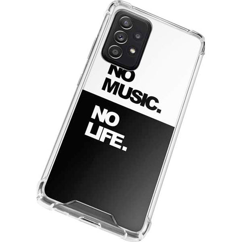 No Music No Life Galaxy A52 5G Clear Case