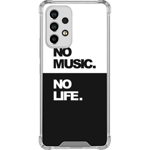 No Music No Life Galaxy A53 5G Clear Case