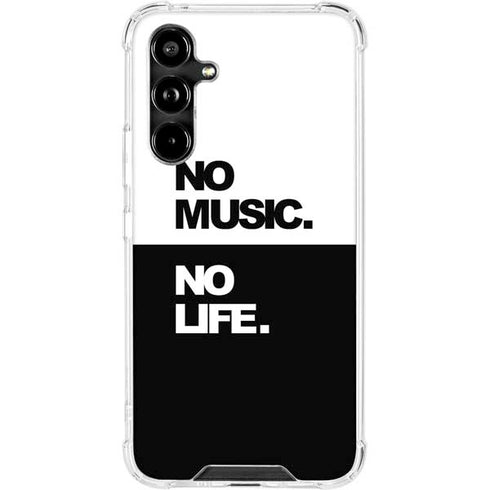 No Music No Life Galaxy A54 5G Clear Case