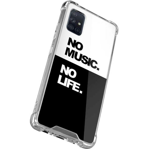 No Music No Life Galaxy A71 5G Clear Case