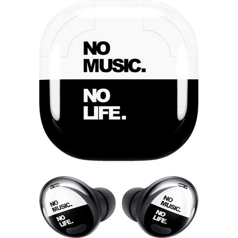 No Music No Life Galaxy Buds Pro Skin