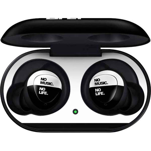No Music No Life Galaxy Buds Skin