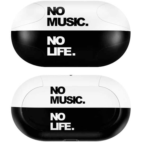 No Music No Life Galaxy Buds Skin