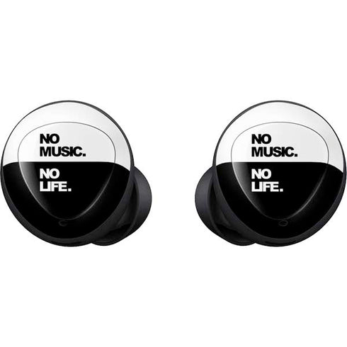 No Music No Life Galaxy Buds Skin