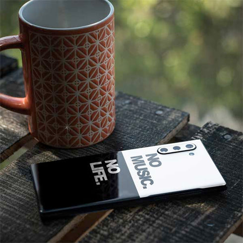 No Music No Life Galaxy Note 10 Skin