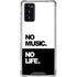 No Music No Life Galaxy Note20 5G Clear Case
