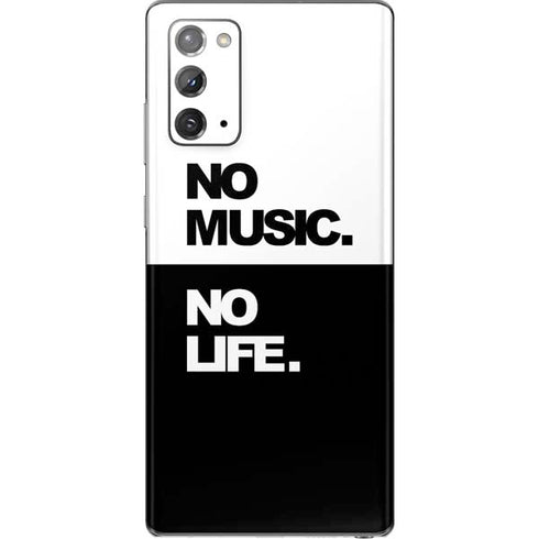 No Music No Life Galaxy Note20 5G Skin