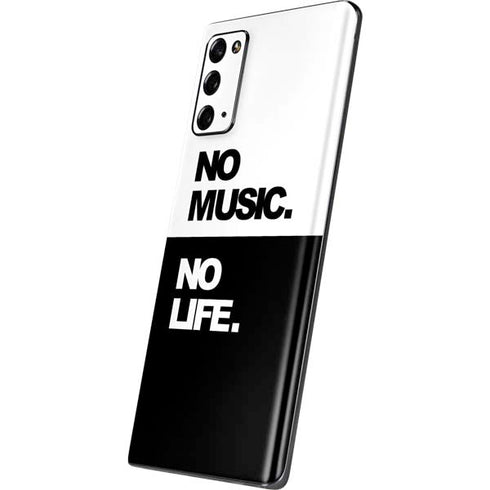 No Music No Life Galaxy Note20 5G Skin