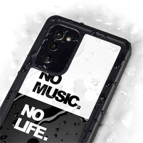 No Music No Life Galaxy Note20 5G Waterproof Case