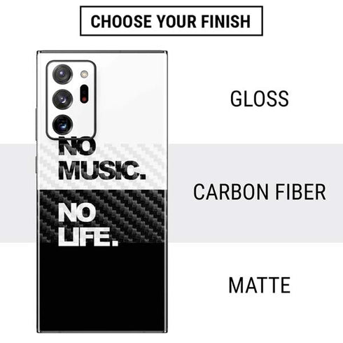 No Music No Life Galaxy Note20 Ultra 5G Skin