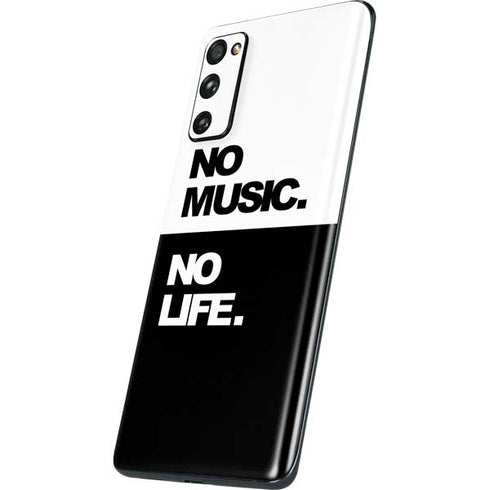 No Music No Life Galaxy S20 Fan Edition Skin