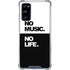 No Music No Life Galaxy S20 FE Clear Case
