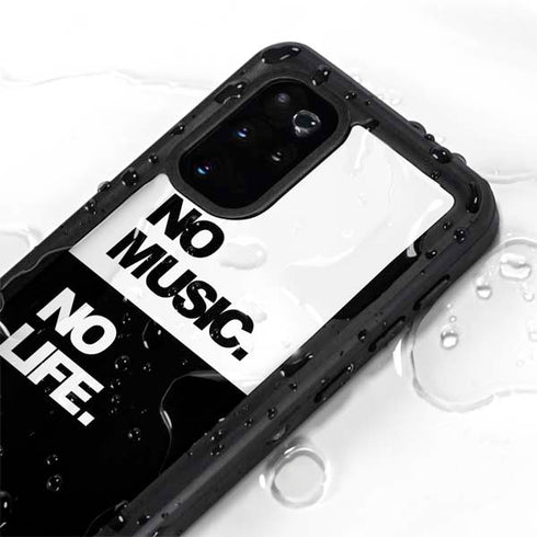 No Music No Life Galaxy S20 Plus Waterproof Case