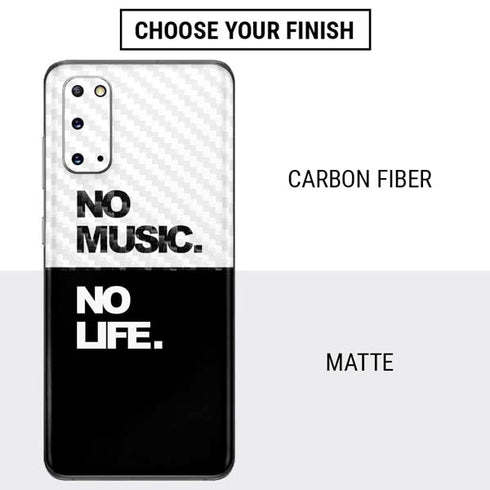 No Music No Life Galaxy S20 Skin