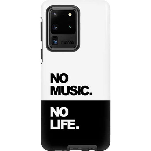 No Music No Life Galaxy S20 Ultra 5G Pro Case