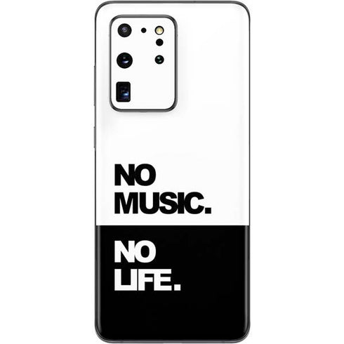 No Music No Life Galaxy S20 Ultra 5G Skin