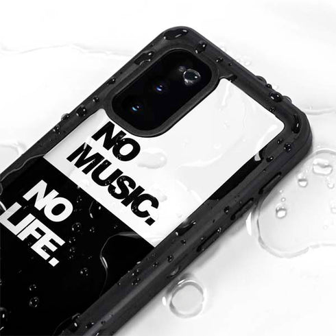 No Music No Life Galaxy S20 Waterproof Case